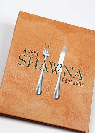 A Very Shawna Cookbook Cover A Very Shawna Cookbook