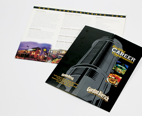 Management Recruitment Brochure Gordon Biersch: Management Recruitment Brochure